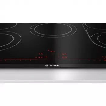 Bosch Serie 8 PKM875DP1D piano cottura nero, acciaio inox da incasso piano cottura in vetroceramica 5 zone