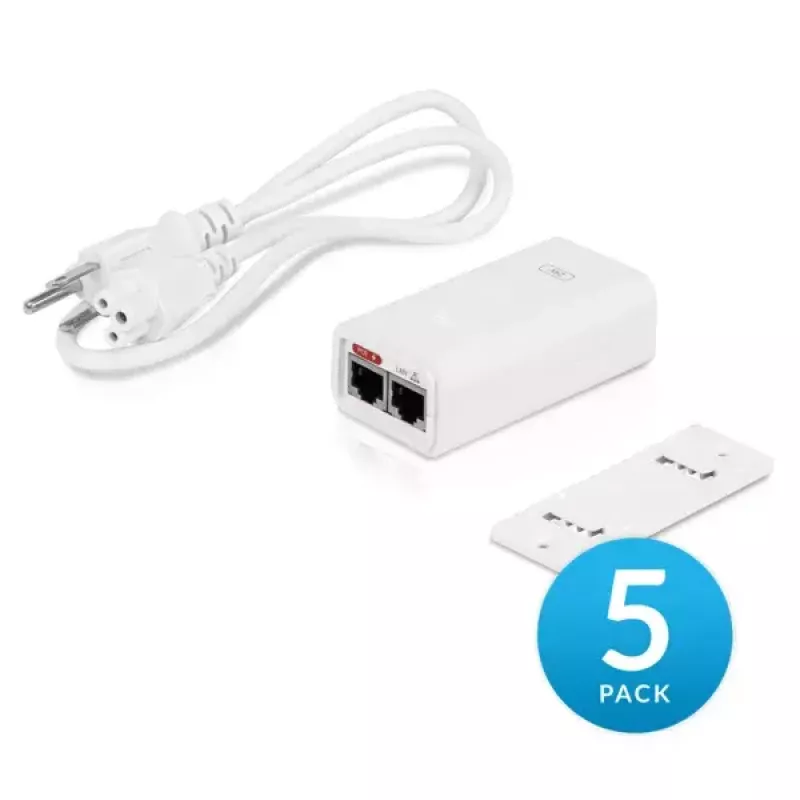 Adattatore PoE Ubiquiti POE-24-12W-5P-EU
