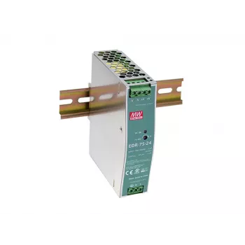 LevelOne alimentatore industriale 24V DC, 75W, montaggio su guida DIN
