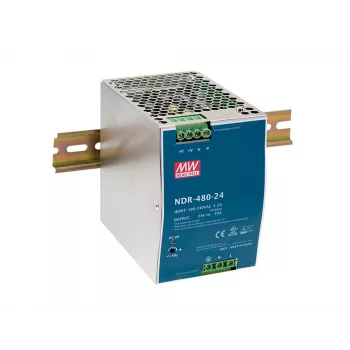 LevelOne alimentatore industriale 48V DC, 480W, guida DIN, compatibile PoE