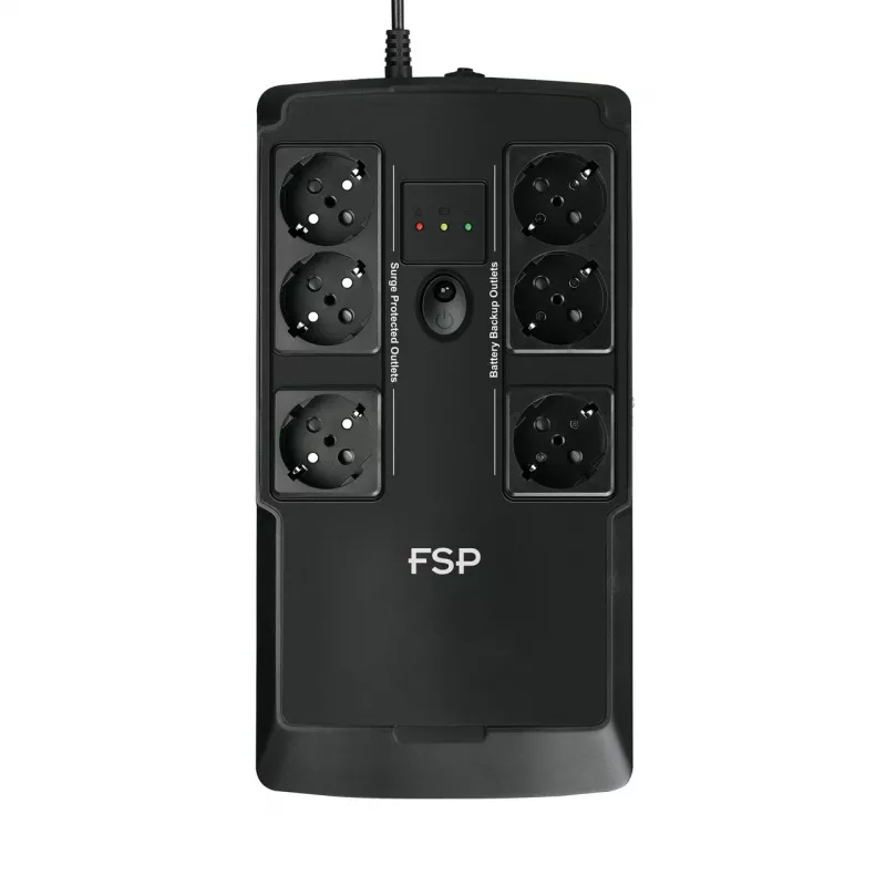 FSP NanoFit 600 gruppo di continuità (UPS) standby (offline) 0,6 kVA 360 W 6 uscite AC