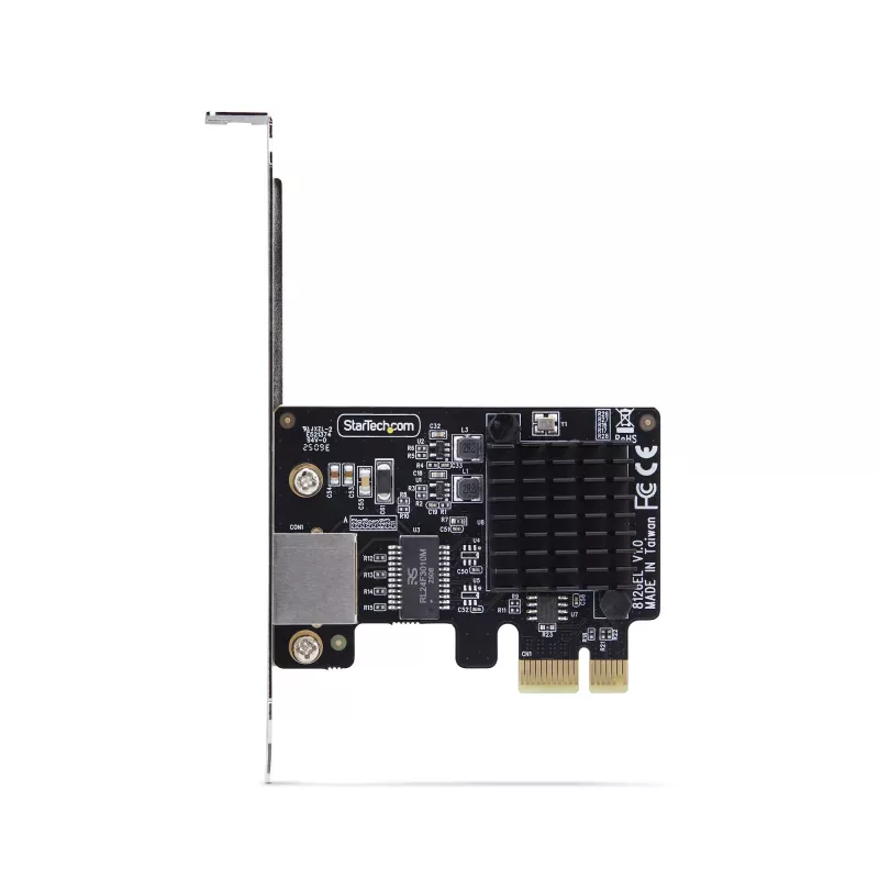 StarTech.com scheda di rete PCIe 1 porta 5G Gigabit, scheda LAN PCI Express 5G/2,5G/1G/100M/10M, Realtek RTL8126, Windows e Linux, conforme TAA