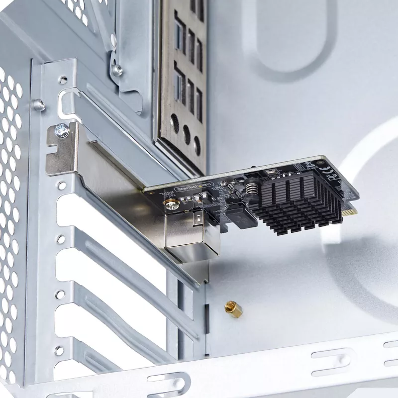 StarTech.com scheda di rete PCIe 1 porta 5G Gigabit, scheda LAN PCI Express 5G/2,5G/1G/100M/10M, Realtek RTL8126, Windows e Linux, conforme TAA