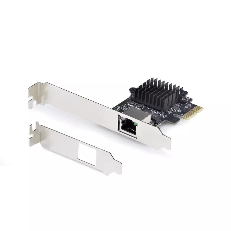 StarTech.com scheda di rete PCIe 1 porta 5G Gigabit, scheda LAN PCI Express 5G/2,5G/1G/100M/10M, Realtek RTL8126, Windows e Linux, conforme TAA