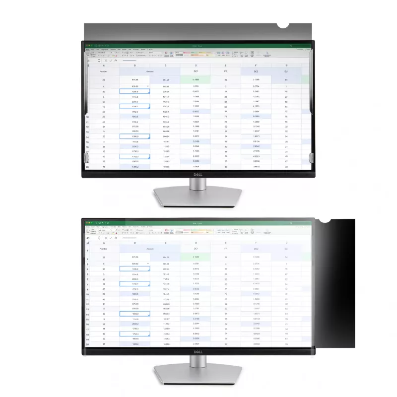 StarTech.com pellicola proteggi schermo per monitor PC da 20 pollici – filtro di sicurezza per schermo del computer – pellicola protettiva che riduce la luce blu – widescreen 16:9 – opaca/lucida – ±30 gradi