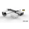 Vivolink PROADRING7S adattatore per cavo video DisplayPort + Mini DisplayPort + USB Type-C 3 x HDMI
