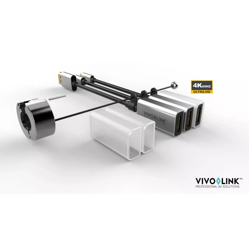 Vivolink PROADRING7S adattatore per cavo video DisplayPort + Mini DisplayPort + USB Type-C 3 x HDMI