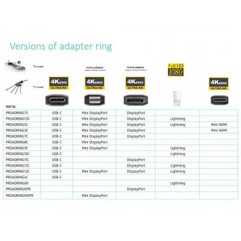 Vivolink PROADRINGDPR adattatore per cavo video 0,1 m DisplayPort HDMI nero