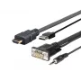 Cavo HDMI USB VGA AUDIO Vivolink PROHDMIMVGA2