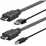 Adattatore cavo video Vivolink PROHDMIUSBAB5AMP 5 m HDMI + USB Type-A HDMI + USB Type-B nero