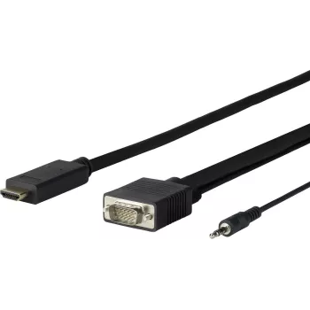 Adattatore cavo video Vivolink PROHDMIVGA5 5 m HDMI Type-A (standard) VGA (D-Sub) + 3,5 mm nero