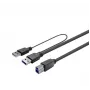 Cavo USB Vivolink PROUSB3AB5C-DUAL 5 m USB A USB B nero