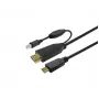 Cavo USB Vivolink PROUSBCHDMIUSBB10 USB 3.2 Gen 1 (3.1 Gen 1) 10 m USB C nero