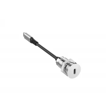 Cavo USB Vivolink PROUSBCMF0.3SOCKET-W USB 3.2 Gen 2 (3.1 Gen 2) 0,3 m USB-C bianco