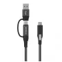 Cavo USB Vivolink PROUSBCMM1.5ADP USB 3.2 Gen 2 (3.1 Gen 2) 1,5 m USB C nero