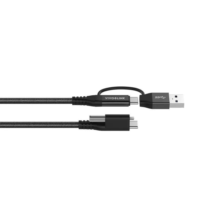 Cavo USB Vivolink PROUSBCMM1.5ADP USB 3.2 Gen 2 (3.1 Gen 2) 1,5 m USB C nero