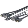 Adattatore cavo video Vivolink PROVGAHDMIFLY3 3 m VGA (D-Sub) + 3,5 mm HDMI Type-A (standard) nero