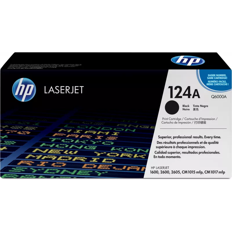 HP 124A cartuccia toner originale LaserJet nero