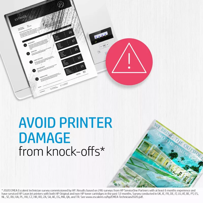 HP 124A cartuccia toner originale LaserJet nero
