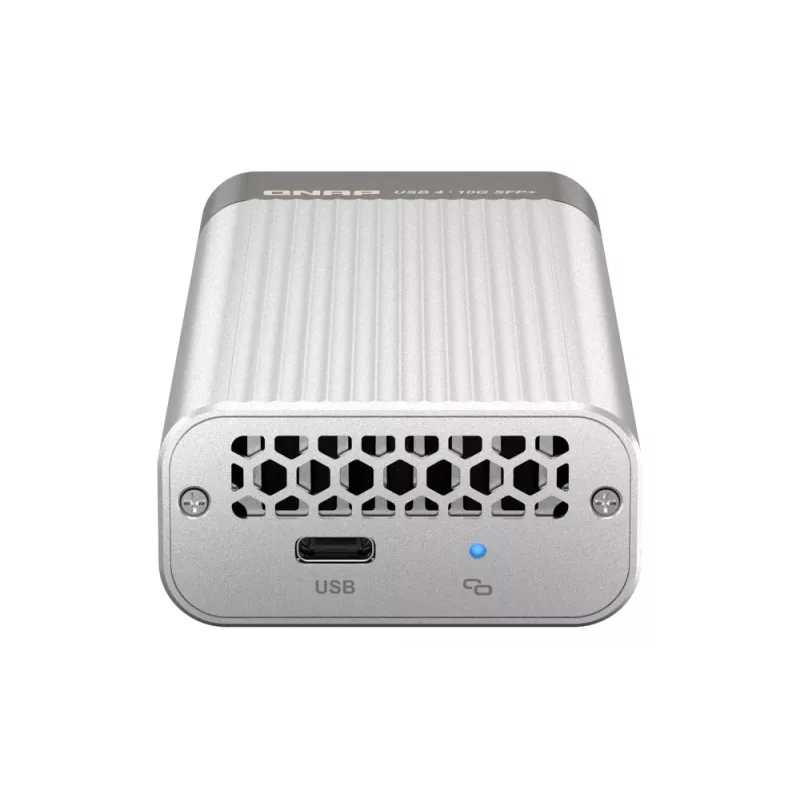 QNAP QNA-UC10G1SF adattatore di rete da USB 4 Type-C a 1 x 10GbE SFP+, 10000 Mbit/s