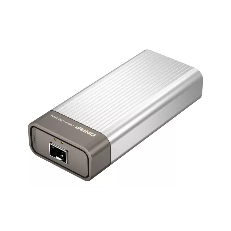 QNAP QNA-UC10G1SF adattatore di rete da USB 4 Type-C a 1 x 10GbE SFP+, 10000 Mbit/s