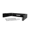 Armadio di rete a parete StarTech.com 2U – profondità 14 pollici (low profile) – supporto patch panel 19 pollici per server piatti, dispositivi IT, switch di rete – portata 35 kg, nero