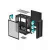 Case PC DeepCool CC560 V2 Midi Tower nero — ATX/microATX, vetro temperato, frontale RGB, radiatore frontale 360mm, GPU 370mm