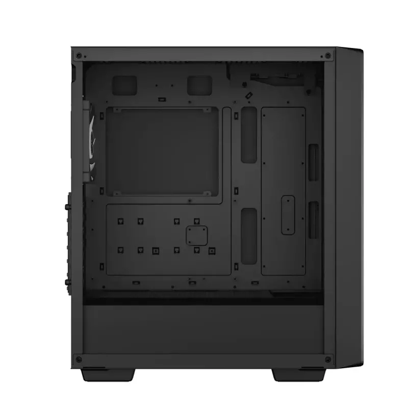 Case PC DeepCool CC560 V2 Midi Tower nero — ATX/microATX, vetro temperato, frontale RGB, radiatore frontale 360mm, GPU 370mm