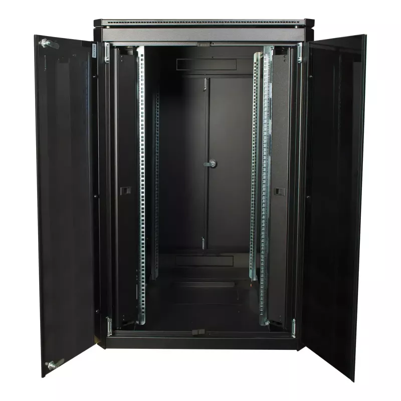 Armadio rack autoportante LOGON RDL22U88BL 22U nero capacità 600 kg