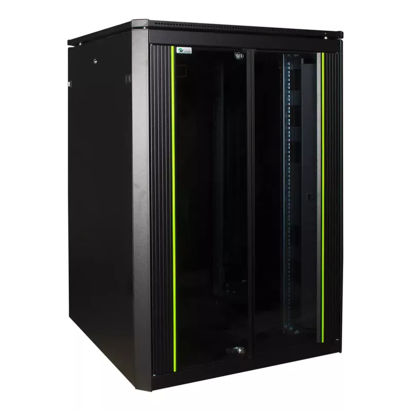 Armadio rack autoportante LOGON RDL22U88BL 22U nero capacità 600 kg