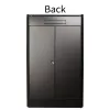 Armadio rack autoportante LOGON RDL26U88BL 26U nero capacità 600 kg