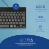 Tastiera ergonomica R-Go Tools R-Go Compact Break, tastiera compatta con software per le pause, QWERTZ (DE), con filo, nero