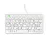 Tastiera ergonomica R-Go Tools R-Go Compact Break, tastiera compatta con software per le pause, QWERTZ (DE), con filo, bianco