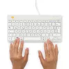 Tastiera ergonomica R-Go Tools R-Go Compact Break, tastiera compatta con software per le pause, QWERTZ (DE), con filo, bianco