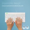 Tastiera ergonomica R-Go Tools R-Go Compact Break, tastiera compatta con software per le pause, QWERTZ (DE), con filo, bianco