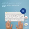 Tastiera ergonomica R-Go Tools R-Go Compact Break, tastiera compatta con software per le pause, QWERTZ (DE), con filo, bianco