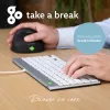 Tastiera ergonomica R-Go Tools R-Go Compact Break, tastiera compatta con software per le pause, QWERTZ (DE), con filo, bianco