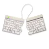 Tastiera ergonomica R-Go Tools R-Go Split Break con software per le pause, tastiera ergonomica divisa, QWERTZ (DE), Bluetooth, bianco