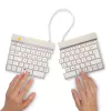 Tastiera ergonomica R-Go Tools R-Go Split Break con software per le pause, tastiera ergonomica divisa, QWERTZ (DE), Bluetooth, bianco