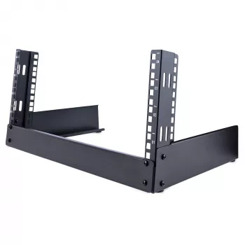 StarTech.com rack server desktop a 2 montanti 4HE, piccolo rack aperto per computer 19 inch, rack di rete compatto per dispositivi AV/studio/dati/IT – rack a due montanti freestanding per casa/ufficio