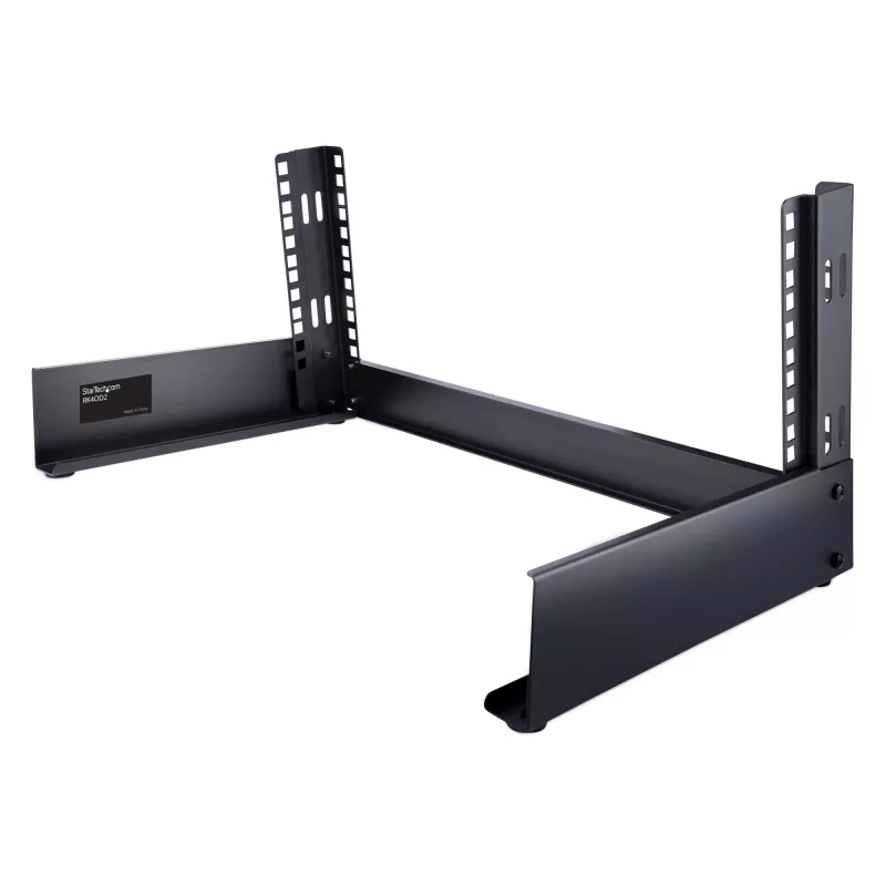 StarTech.com rack server desktop a 2 montanti 4HE, piccolo rack aperto per computer 19