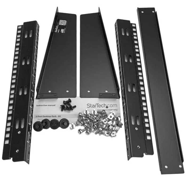 StarTech.com rack server desktop 8U a 2 montanti, piccolo rack per computer 19