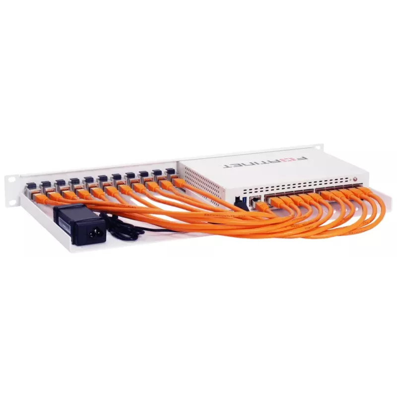 Rackmount.IT kit di montaggio rack per FortiGate 60E / 61E schermato / industriale