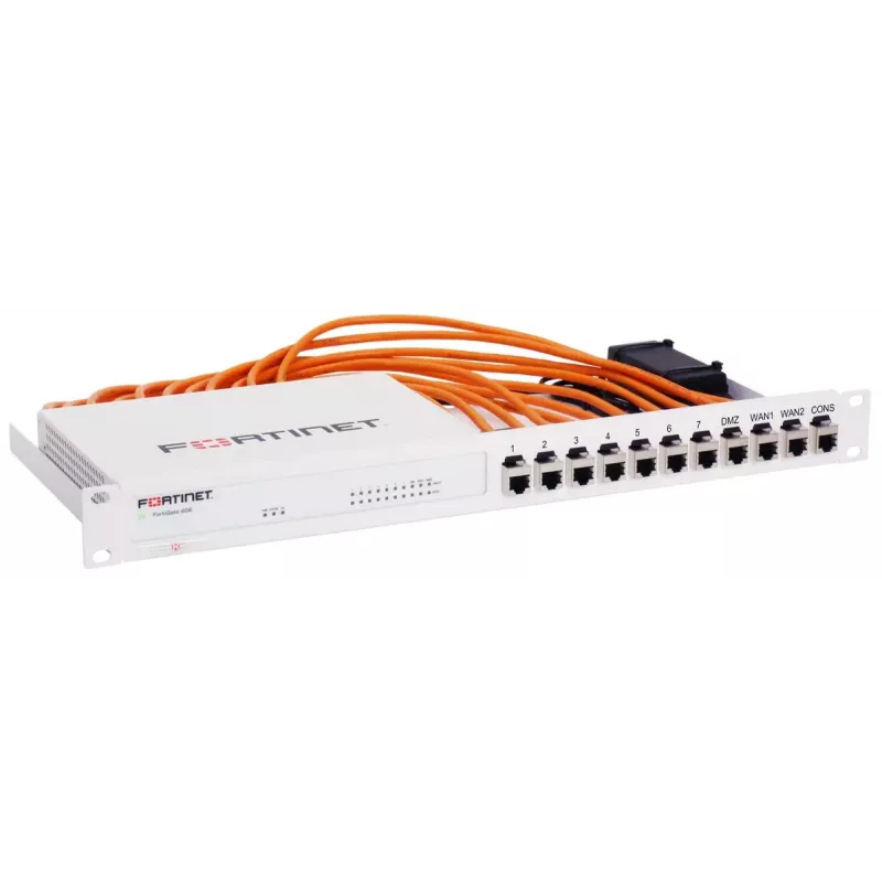 Rackmount.IT kit di montaggio rack per FortiGate 60E / 61E schermato / industriale