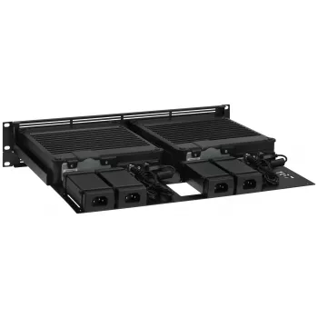 Supporto di montaggio Rackmount.IT RM-PA-T10 1,3HE nero 483 mm