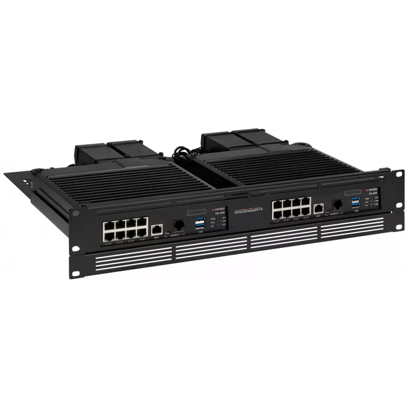 Staffa di montaggio Rackmount.IT RM-PA-T10 1,3U, nera, 483 mm