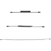 Cavo USB a Lightning StarTech.com 1 m (3 ft), certificato MFi, cavo di ricarica iPhone a spirale, nero, guaina TPE resistente in fibra aramidica, robusto cavo a spirale Lightning