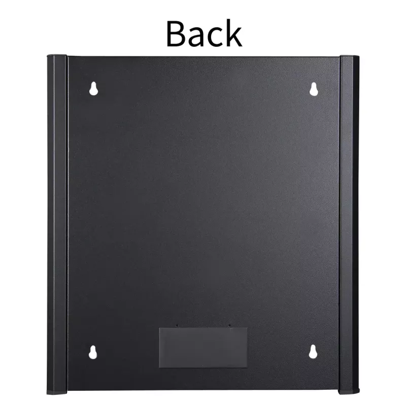 Rack da parete LOGON RWM12U45BL 12U nero con serratura a chiave e gestione cavi