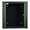 Rack da parete LOGON RWM12U45BL 12U nero con serratura a chiave e gestione cavi