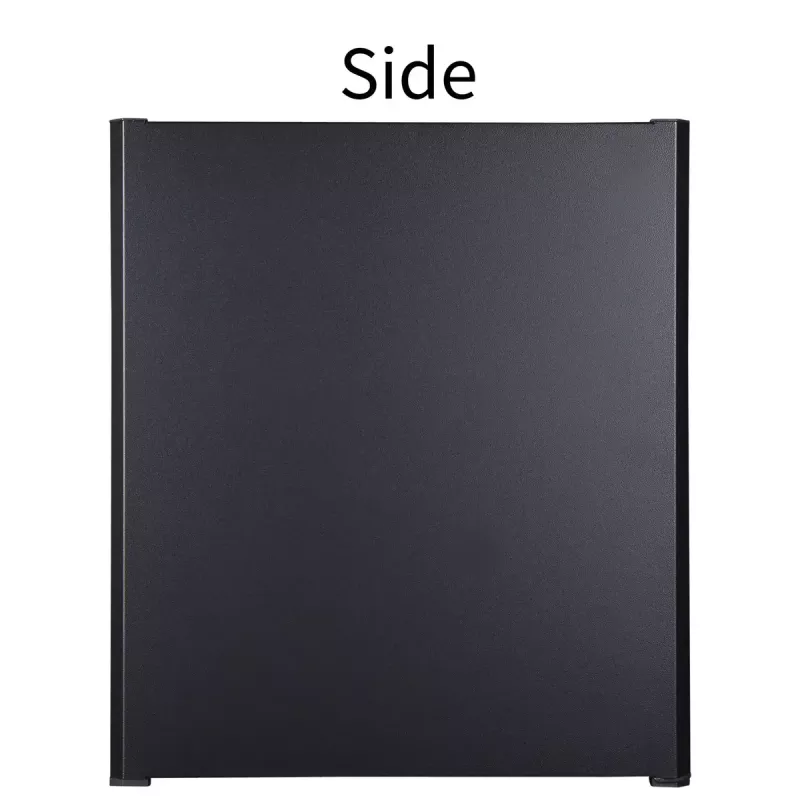 Rack da parete LOGON RWM12U45BL 12U nero con serratura a chiave e gestione cavi